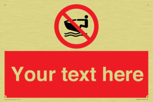 Custom No personal water craft